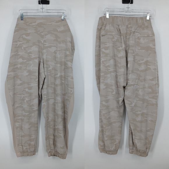 Athleta | NWT Brooklyn Camo Joggers Beige Pants - Picture 2 of 10
